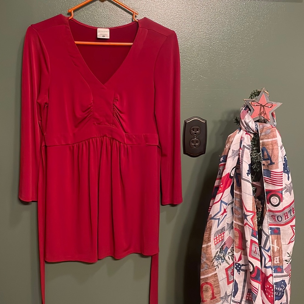 Motherhood maternity Med dress top